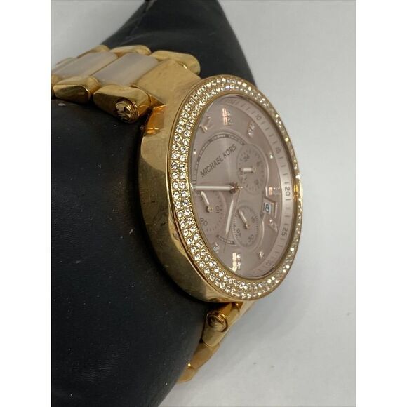 Michael Kors Parker MK5896 Womens Stainless Steel Analog Dial Quartz Watch MP354 - Picture 5 of 12